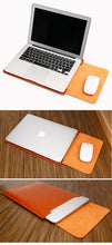 Load image into Gallery viewer, LuvCase Laptop Sleeve case PU Leather bag for 11 12 13 15.4 15.6 - Light Brown
