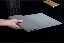 Load image into Gallery viewer, LuvCase Macbook Sleeve - Leather Collection - Dark Grey