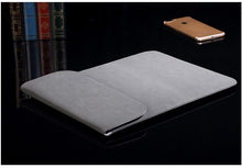 Load image into Gallery viewer, LuvCase Macbook Sleeve - Leather Collection - Dark Grey