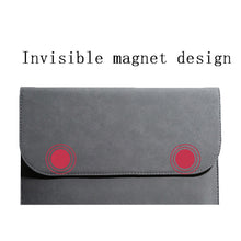 Load image into Gallery viewer, LuvCase Macbook Sleeve - Leather Collection - Dark Grey