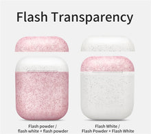 Load image into Gallery viewer, LuvCase AirPod Case - Color Collection - Glitter Pink / Glitter White