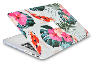 LuvCase Macbook Case - Color Collection - Goldfish with Matching Keyboard Cover, Screen Protector ,Sleeve ,USB Hub