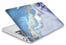Load image into Gallery viewer, LuvCase Macbook Case - Color Collection -Green Swirl with Matching Keyboard Cover