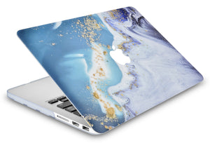 LuvCase Macbook Case - Color Collection -Green Swirl with Matching Keyboard Cover