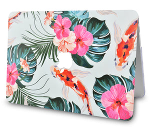 LuvCase Macbook Case - Color Collection -Goldfish with Matching Keyboard Cover