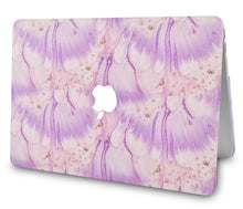 Load image into Gallery viewer, LuvCase MacBook Case - Color Collection - Violet with Matching Keyboard Cover, Screen Protector ,Sleeve ,USB Hub