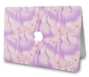 LuvCase MacBook Case - Color Collection - Violet with Matching Keyboard Cover, Screen Protector ,Sleeve ,USB Hub