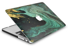 Load image into Gallery viewer, LuvCase MacBook Case  - Marble Collection - Emerald Marble with Sleeve and Keyboard Cover