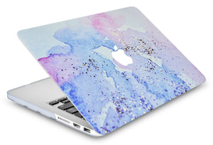 LuvCase Macbook Case - Color Collection - Vibes with Matching Keyboard Cover ,Screen Protector ,Slim Sleeve ,Pouch