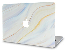 Load image into Gallery viewer, LuvCase MacBook Case  - Marble Collection - Pacific Marble with Sleeve, Keyboard Cover and Screen Protector