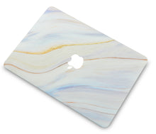 Load image into Gallery viewer, LuvCase Macbook Case Bundle - Marble Collection - Pacific Marble with Keyboard Cover