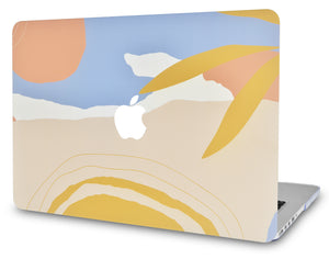LuvCase Macbook Case - Color Collection - Geometric with Matching Keyboard Cover ,Sleeve