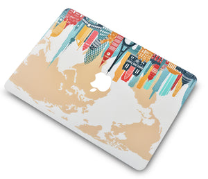 LuvCase Macbook Case - Color Collection - City with Keyboard Cover and Sleeve