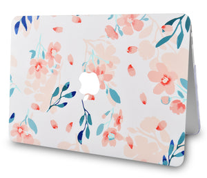 LuvCase Macbook Case -Flower Collection -Little Flowers with Keyboard Cover, Screen Protector ,Sleeve ,USB Hub