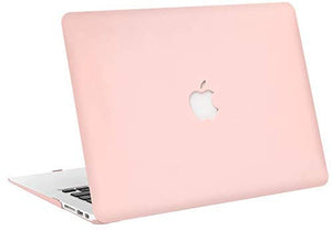 LuvCase Macbook Case 4 in 1 Bundle - Color Collection - Rose Quartz with Keyboard Cover, Screen Protector and Pouch