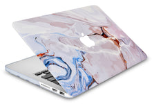 Load image into Gallery viewer, LuvCase Macbook Case - Color Collection -Ivory Swirl with with Matching Keyboard Cover ,Sleeve