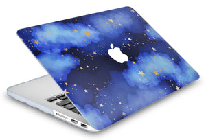 LuvCase Macbook Case - Color Collection - Stars with Matching Keyboard Cover ,Screen Protector ,Slim Sleeve ,Pouch