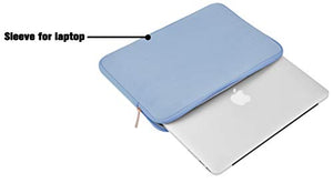 LuvCase MacBook Case - Color Collection - Blue Gold Swirl with Slim Sleeve, Keyboard Cover, Screen Protector and Pouch