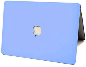 LuvCase Macbook Case 4 in 1 Bundle - Color Collection - Serenity Blue with Keyboard Cover, Screen Protector and Pouch
