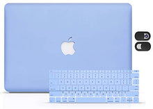Load image into Gallery viewer, LuvCase Macbook Case Bundle - Color Collection - Serenity Blue with Keyboard Cover and Webcam Cover