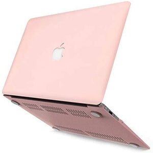 LuvCase Macbook Case 5 in 1 Bundle - Color Collection - Rose Quartz with Sleeve, Keyboard Cover, Screen Protector and USB Hub 3.0