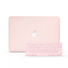Load image into Gallery viewer, LuvCase Macbook Case Bundle - Macbook Case and Keyboard Cover - Color Collection - Rose Quartz