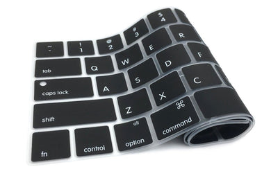 LuvCase Macbook US/CA Keyboard Cover - Color Collection - Black