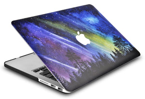 LuvCase Macbook Case - Color Collection - Meteor shower with Matching Keyboard Cover ,Screen Protector ,Sleeve
