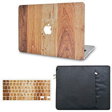 Load image into Gallery viewer, LuvCase Macbook Case - Color Collection - Mixed Wood with Matching Keyboard Cover ,Sleeve