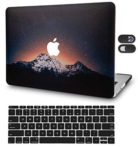LuvCase Macbook Case Bundle - Color Collection - Shooting Stars with Keyboard Cover and Webcam Cover