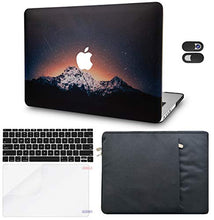 Load image into Gallery viewer, LuvCase Macbook Case 5 in 1 Bundle - Color Collection - Shooting Stars with Sleeve, Keyboard Cover, Screen Protector and Webcam Cover