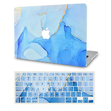 Load image into Gallery viewer, LuvCase MacBook Case  - Color Collection -Blue Swirl with Keyboard Cover
