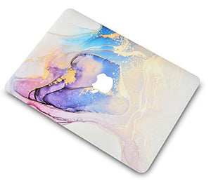 LuvCase Macbook Case - Color Collection -Beige Blue Swirl