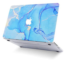 Load image into Gallery viewer, LuvCase Macbook Case - Color Collection -Blue Gold Swirl