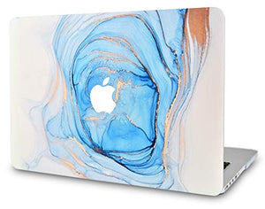 LuvCase Macbook Case - Color Collection -Blue White Swirl