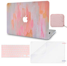 Load image into Gallery viewer, LuvCase Macbook Case 4 in 1 Bundle - Paint Collection - Mist 13 with Keyboard Cover, Screen Protector and Pouch