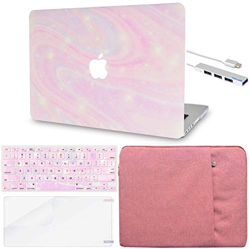 LuvCase Macbook Case - Color Collection -Magic with Matching Keyboard Cover, Screen Protector ,Sleeve ,USB Hub
