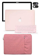 Load image into Gallery viewer, LuvCase Macbook Case 5 in 1 Bundle - Color Collection - Rose Quartz with Sleeve, Keyboard Cover, Screen Protector and Webcam Cover