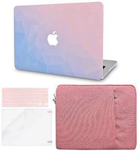 Load image into Gallery viewer, LuvCase Macbook Case Bundle - Color Collection - Ombre Pink Blue with Sleeve, Keyboard Cover and Screen Protector