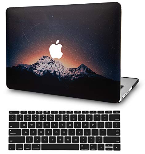 LuvCase Macbook Case Bundle - Color Collection - Shooting Stars with Keyboard Cover