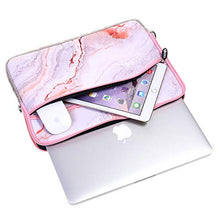 Load image into Gallery viewer, LuvCase Macbook Case 5 in 1 Bundle - Marble Collection - Pink Marble with Sleeve, Keyboard Cover, Screen Protector and Webcam Cover
