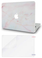 Load image into Gallery viewer, LuvCase Macbook Case Bundle - Marble Collection - Pink Marble with Screen Protector