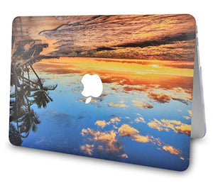LuvCase Macbook Case - Color Collection - Sunset with Matching Keyboard Cover and Screen Protector ,Sleeve ,USB Hub