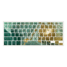 Load image into Gallery viewer, LuvCase MacBook Case  - Marble Collection - Basil Marble with Sleeve, Keyboard Cover and Screen Protector