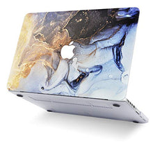 Load image into Gallery viewer, LuvCase Macbook Case - Color Collection -Black Gold Swirl