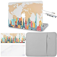 Load image into Gallery viewer, LuvCase Macbook Case - Color Collection - City with Keyboard Cover, Screen Protector ,Sleeve ,USB Hub