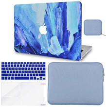Load image into Gallery viewer, LuvCase Macbook Case 5 in 1 Bundle - Paint Collection - Oil Paint 5 with Slim Sleeve, Keyboard Cover, Screen Protector and Pouch