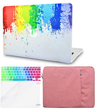 Load image into Gallery viewer, LuvCase Macbook Case Bundle - Paint Collection - Rainbow Splat with Sleeve, Keyboard Cover and Screen Protector