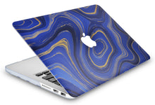 Load image into Gallery viewer, LuvCase Macbook Case - Color Collection - Midnight Swirl with Matching Keyboard Cover, Screen Protector ,Sleeve ,USB Hub