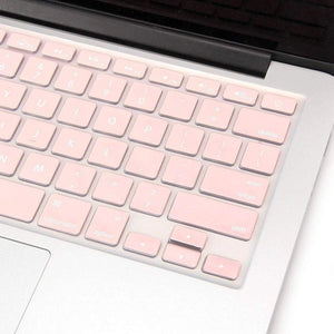 LuvCase Macbook Case 5 in 1 Bundle - Color Collection - Rose Quartz with Slim Sleeve, Keyboard Cover, Screen Protector and Pouch